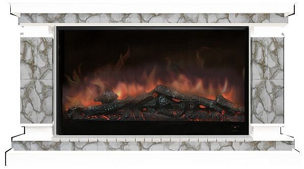 Комплект из электрокамина напольного и портала (143x45x82.5 см) Лорд Карелия Premier S14 ЛО000065