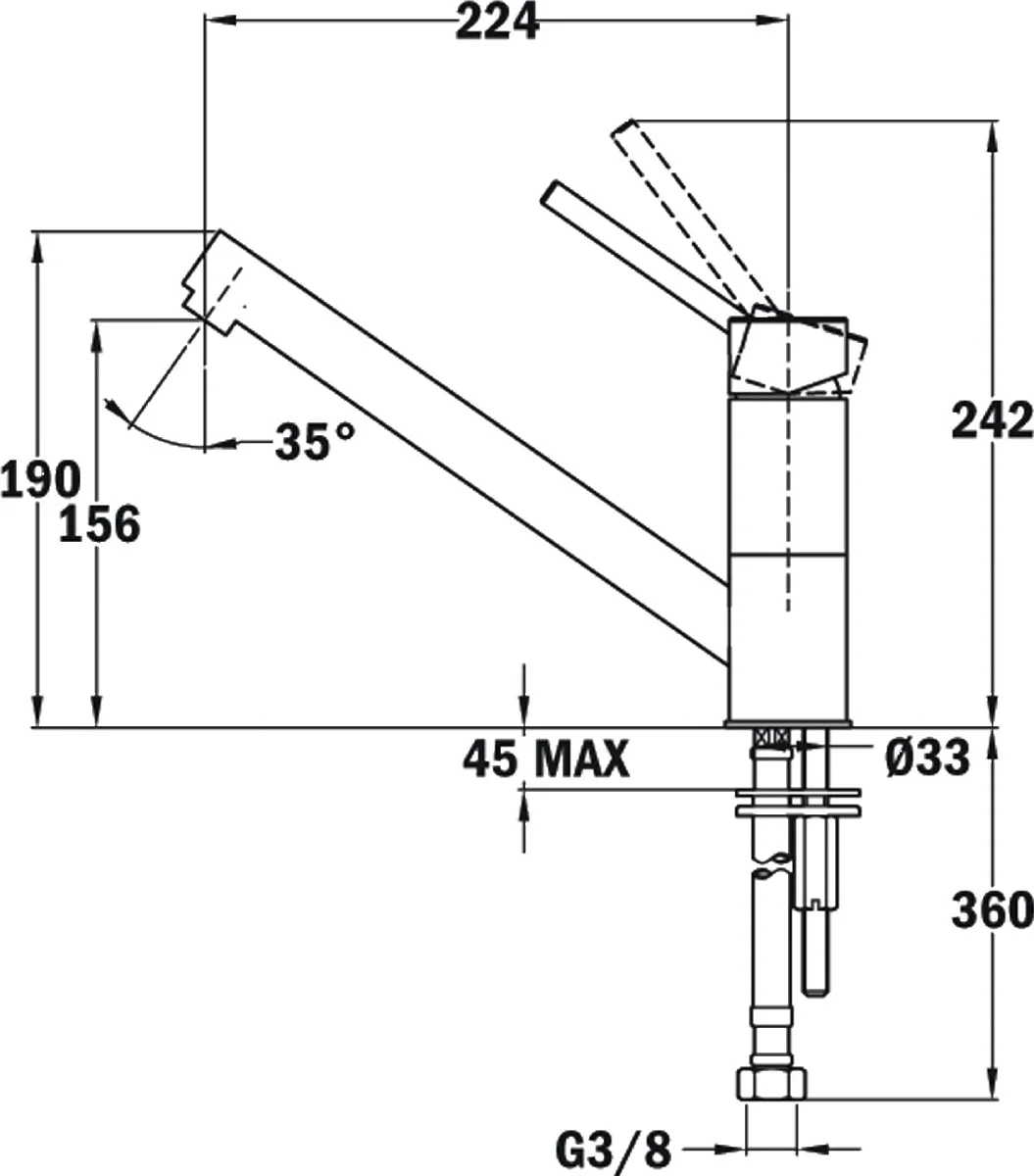 Смеситель Teka AUK 913