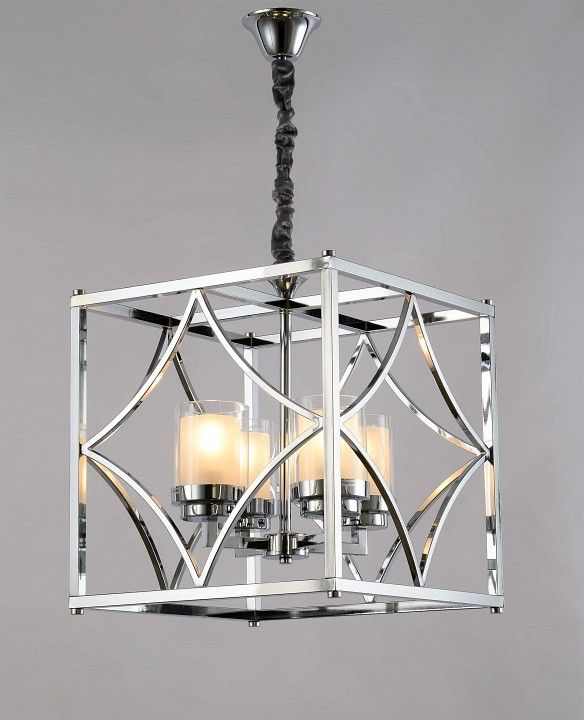 Подвесная люстра LUMINA DECO Quadrato LDP 1223-4 CHR