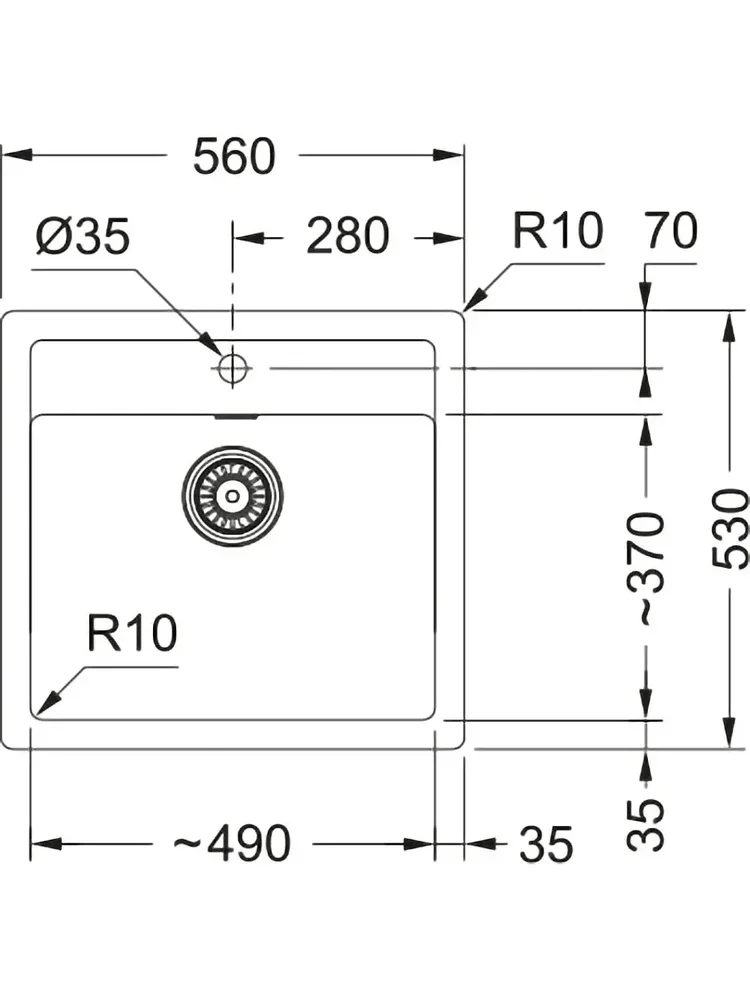Мойка Franke Sirius SID 610-49 сахара