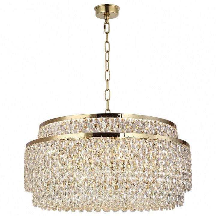 Подвесная люстра Newport TIFFANY 8530/80 C gold polished