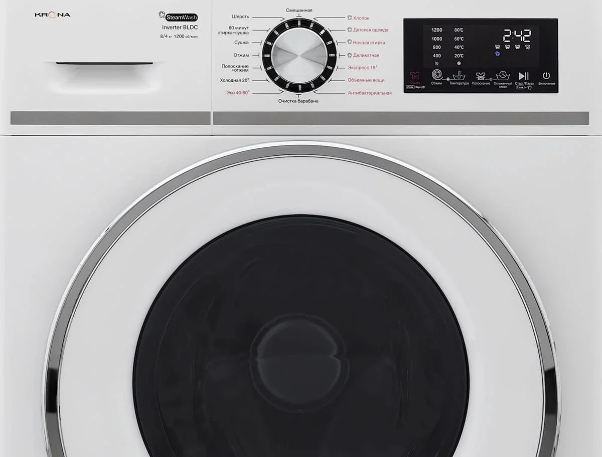 Стиральная машина KRONA ITTER OPTI WHITE 1200 8/4K WDM