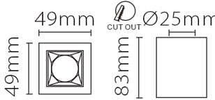 Накладной светильник Fiberli XC002 12120201
