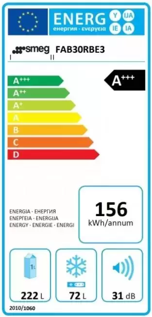 Холодильник Smeg FAB10RRD2