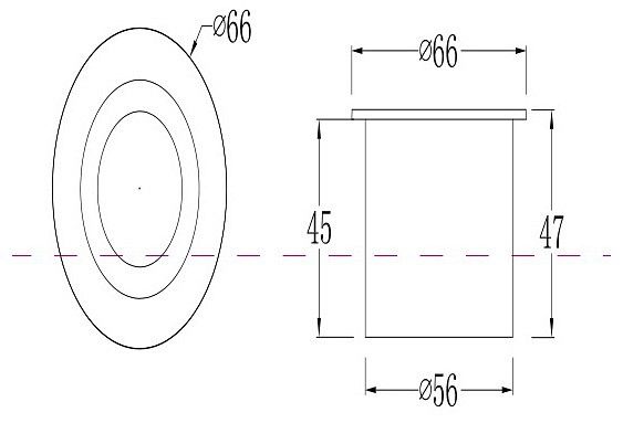 Встраиваемый в дорогу светильник Maytoni Limo O037-L3B3K