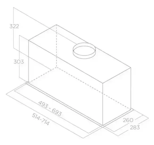 Встраиваемая вытяжка Elica LANE SENSOR BL MAT/A/72 старая версия
