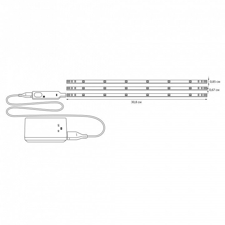 Накладной светильник Uniel ULM-F42 UL-00002889