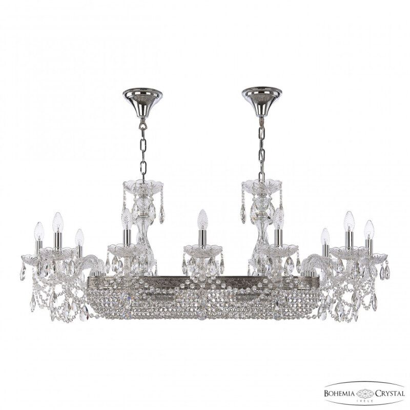 Подвесная люстра Bohemia Ivele Crystal 1453 1453/12/195/800 Ni