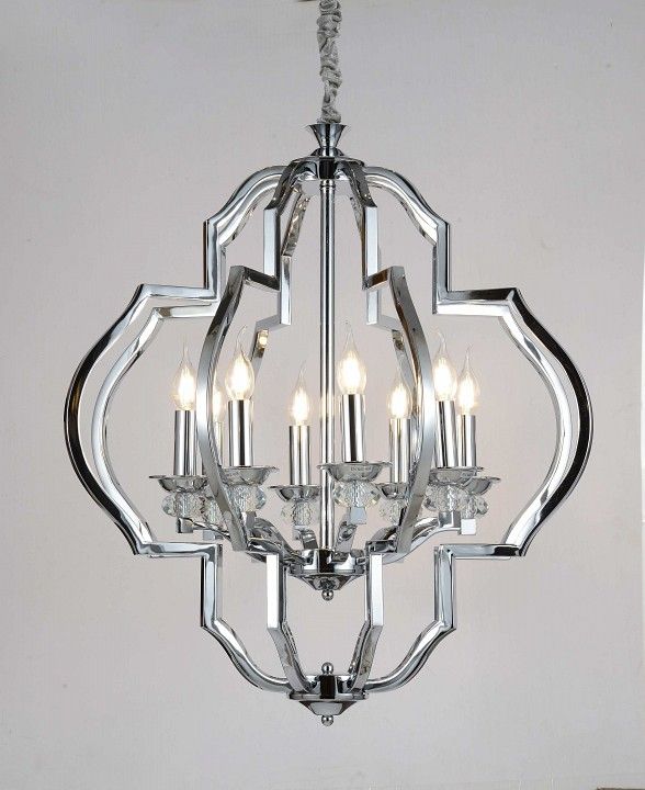Подвесная люстра LUMINA DECO Cesaro LDP 17078-8 CHR