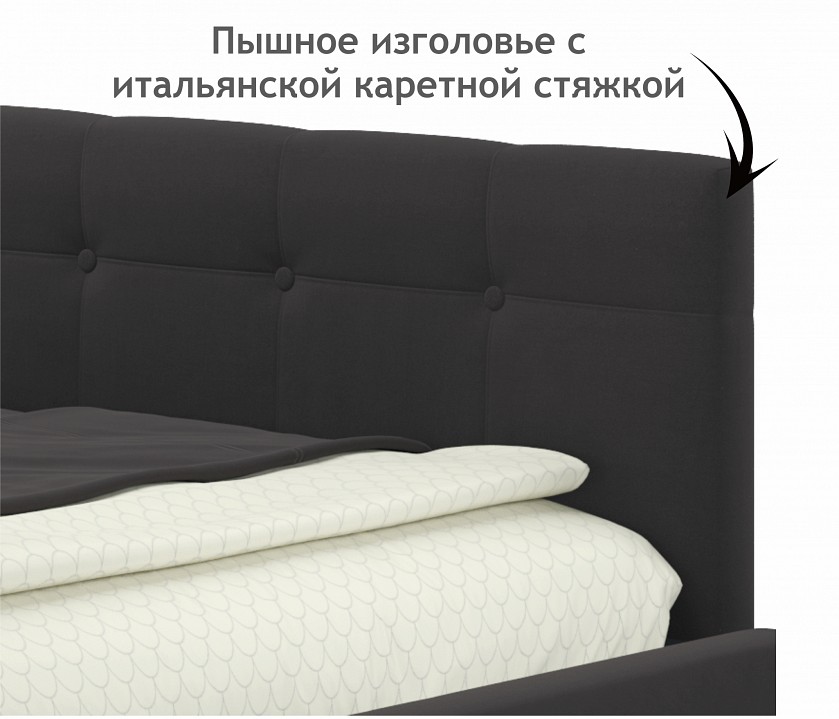 Кровать полутораспальная Bonna 2000x1200