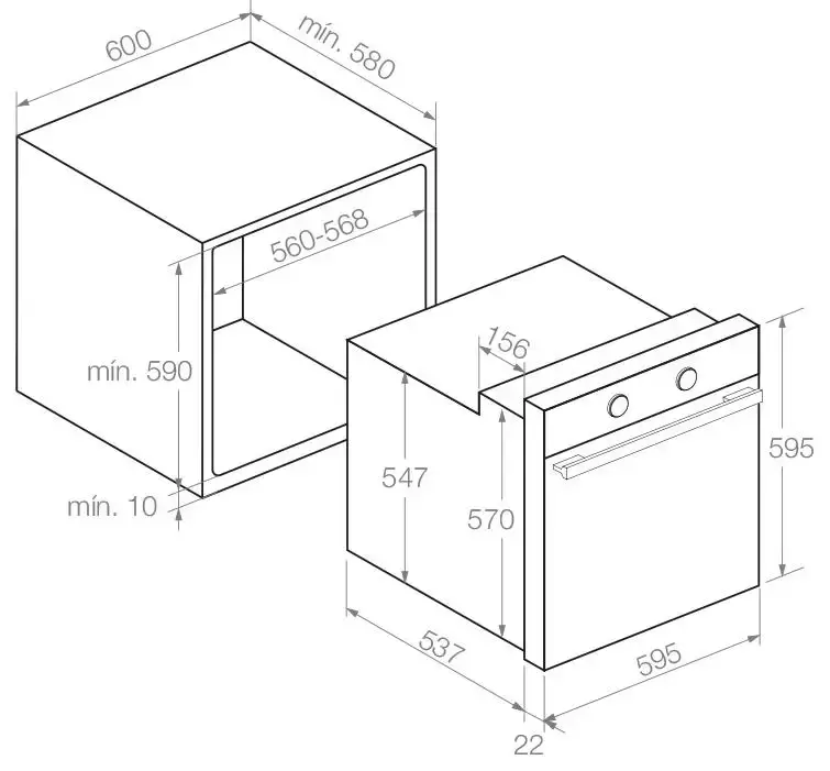 Духовой шкаф Pando PHP-962