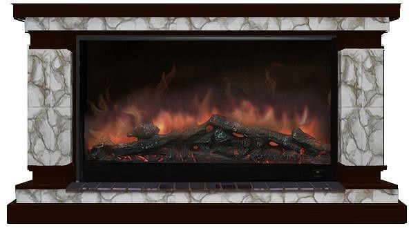 Комплект из электрокамина напольного и портала (143x45x82.5 см) Лорд Карелия Premier S14 ЛО000062