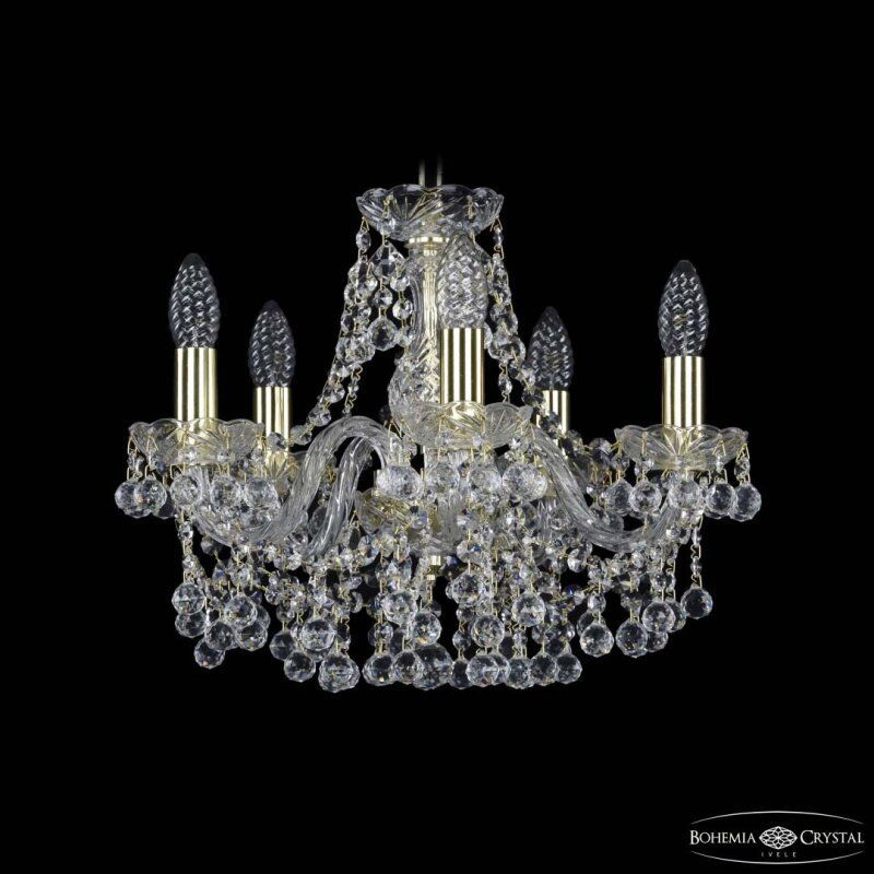 Подвесная люстра Bohemia Ivele Crystal 1409 1409/5/141 G