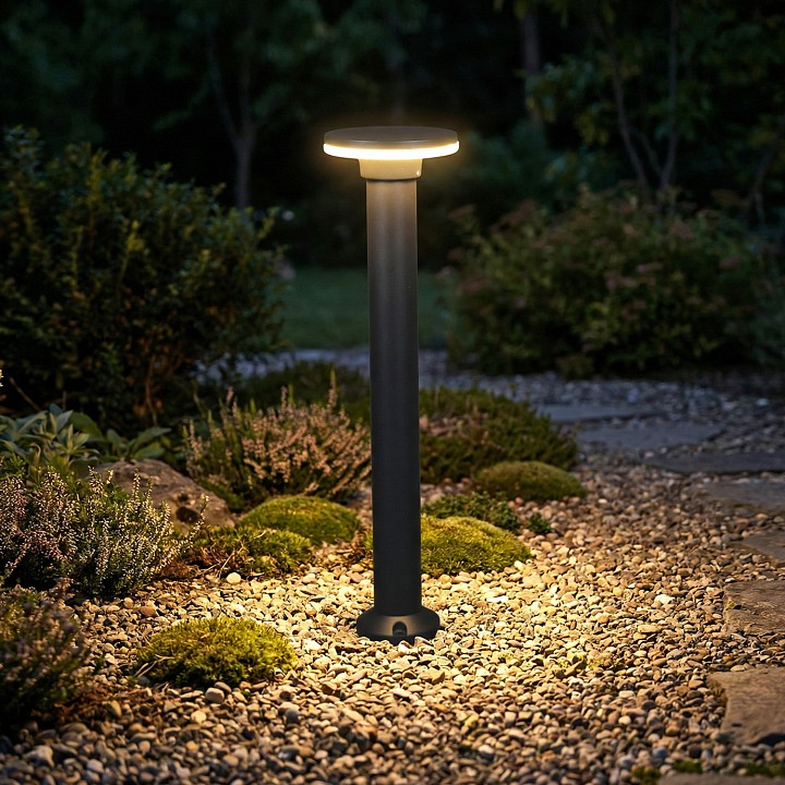 Наземный низкий светильник Reluce  09974-0.7-001JH 0,6M LED12W BK RLOS