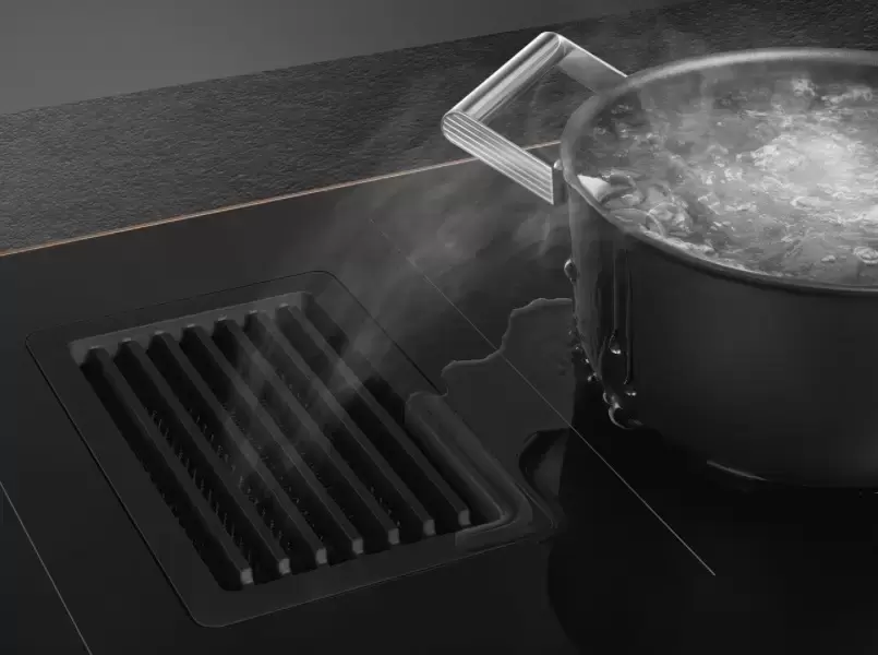 Варочная панель с вытяжкой Smeg HOBD682R1