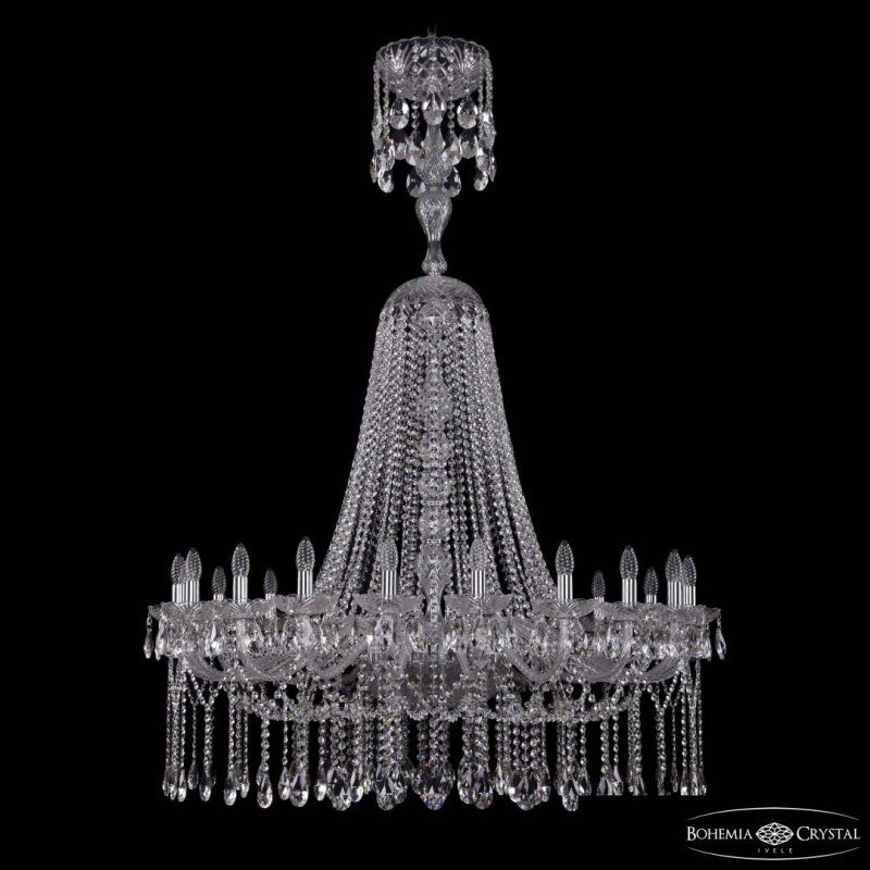 Подвесная люстра Bohemia Ivele Crystal 1413 1413/20/400/XL-160 Ni