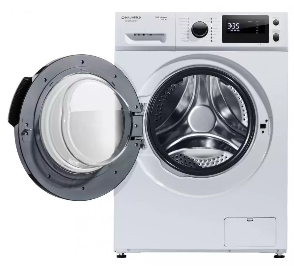 Стиральная машина с сушкой и паром MAUNFELD MFWM1586WH