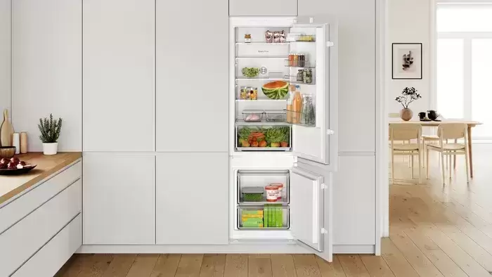 Встраиваемый двухкамерный холодильник Bosch KIV87NS306