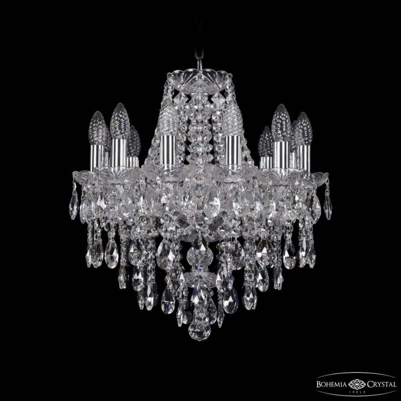 Подвесная люстра Bohemia Ivele Crystal 1415 1415/12/141 Ni