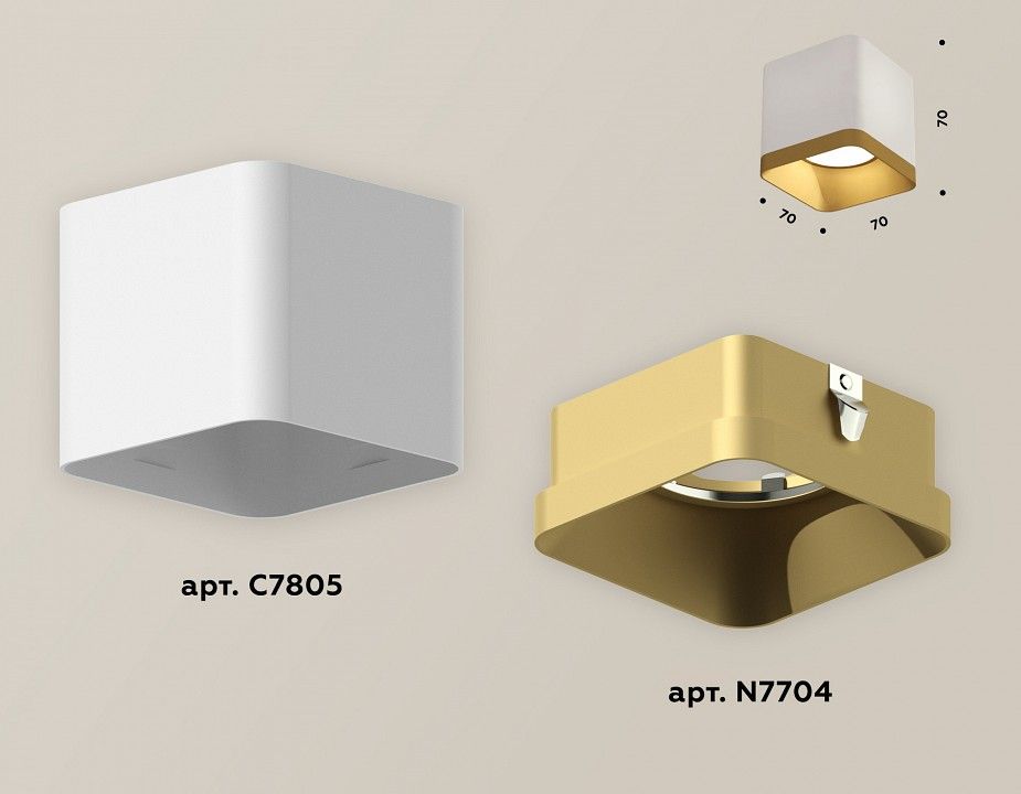Накладной светильник Ambrella Light Xs780 XS7805004