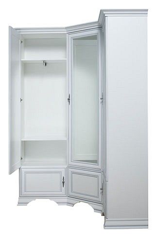 Шкаф платяной BlackRedWhite Кентаки 00009869, SZFN5D