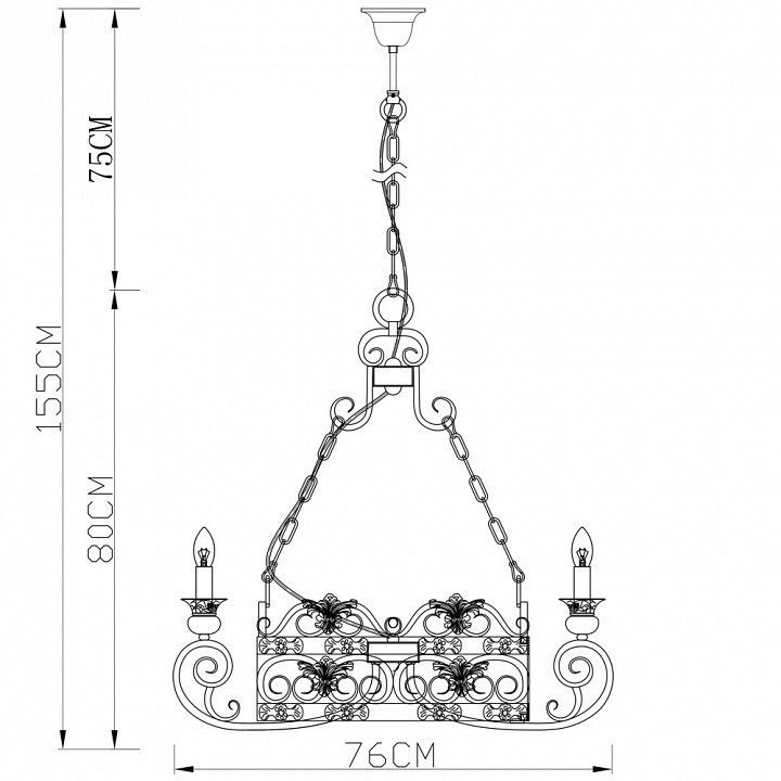 Подвесная люстра Divinare Gotico 8852/22 SP-6