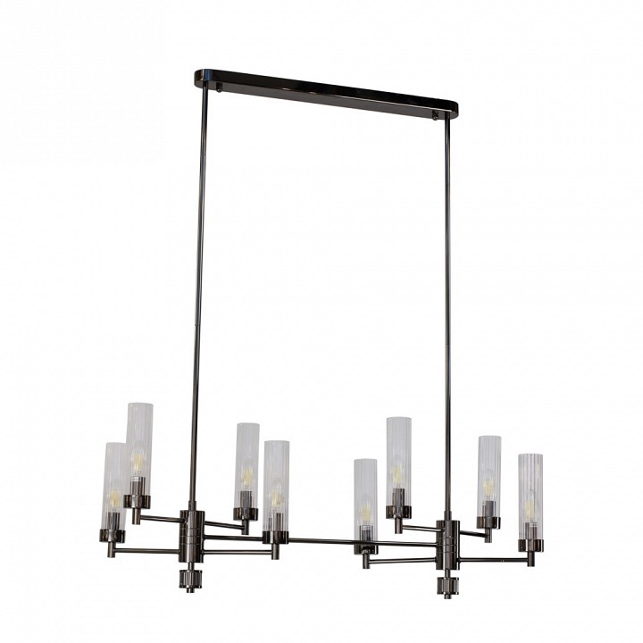 Люстра на штанге AM-Group INDIGO INDIGO SPL8 PEARL BLACK