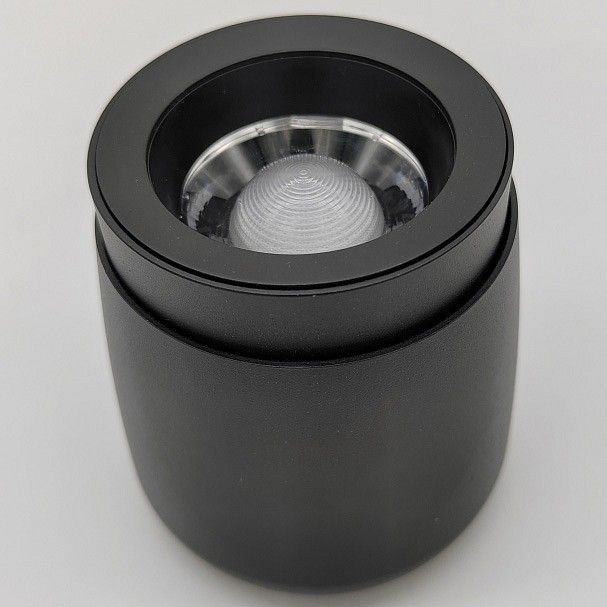 Накладной светильник iLedex Metrica 114-12W-D90-4K-ZOOM-BK