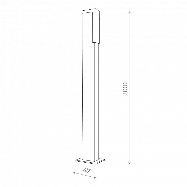 Наземный низкий светильник ST-Luce Posto SL096.445.02