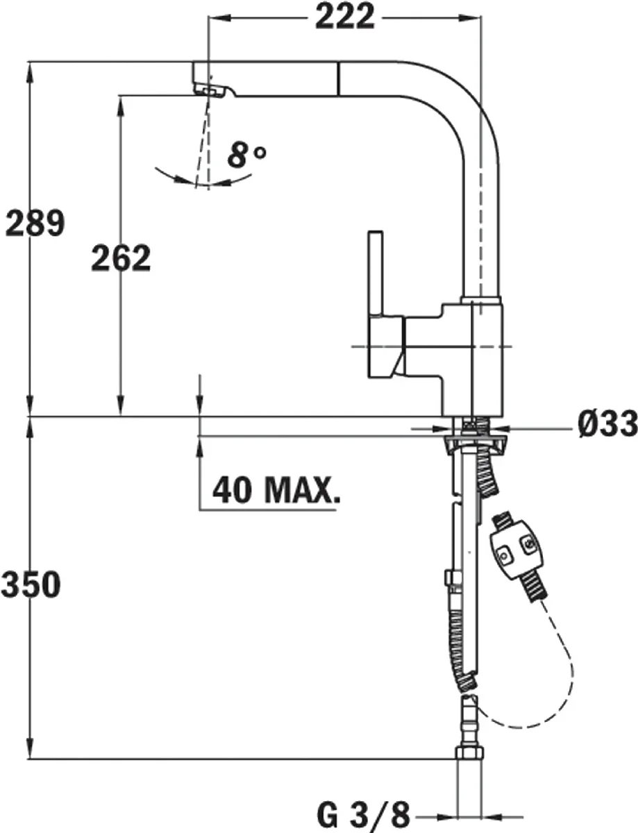 Смеситель Teka ARK 938 WHITE