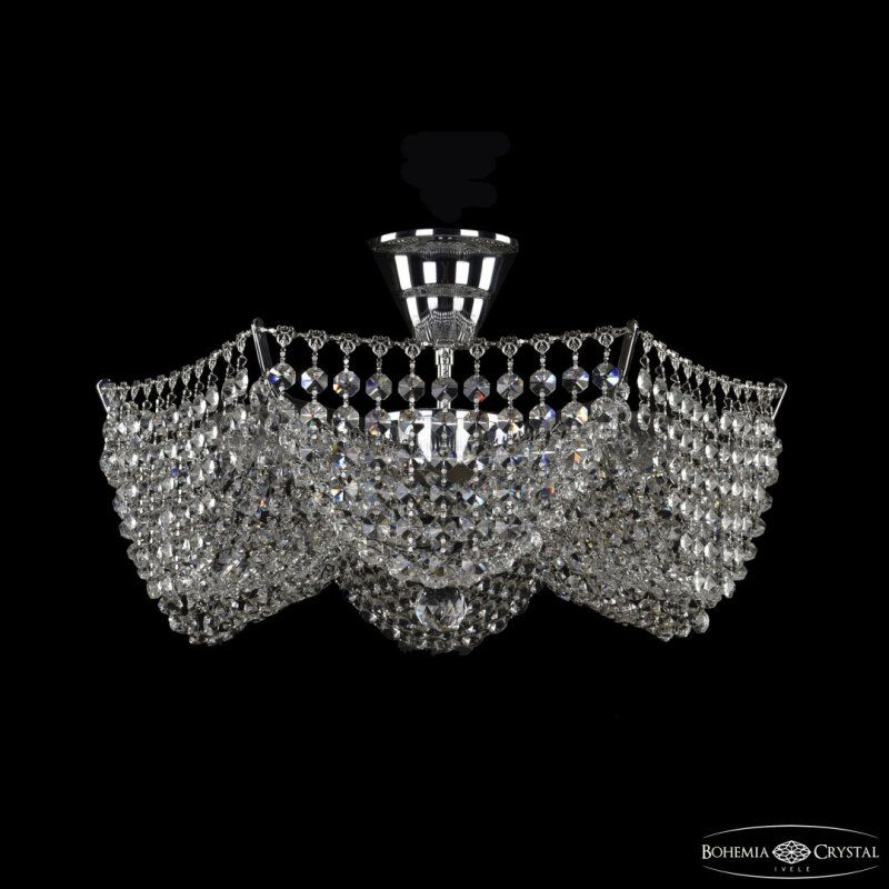 Подвесная люстра Bohemia Ivele Crystal 7708 77081/42 Ni
