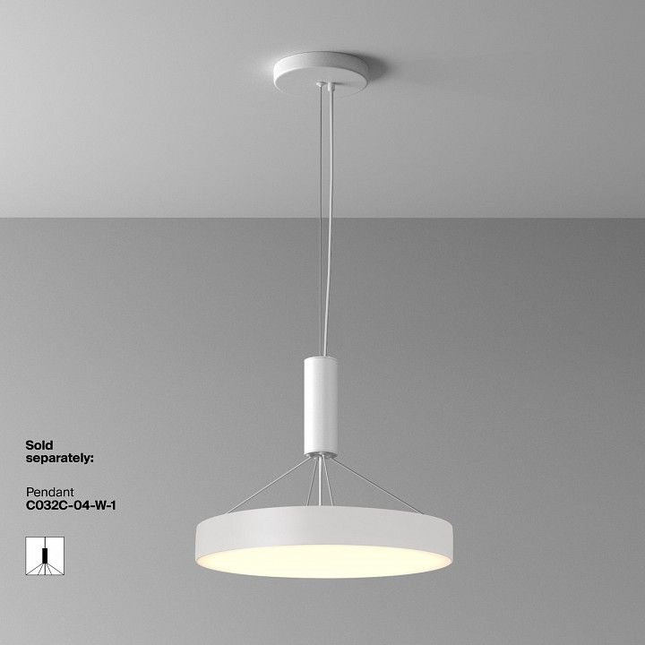 Накладной светильник Maytoni Technical Зон C032CL-45W3K-RD-W