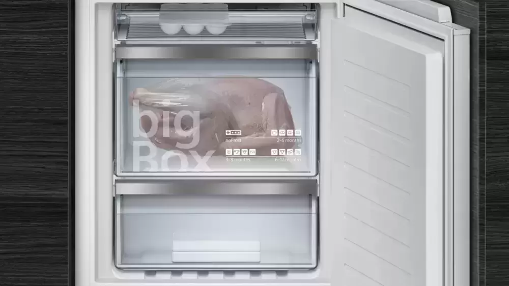 Встраиваемый холодильник с нижней морозильной камерой SIEMENS KI86FHD20R