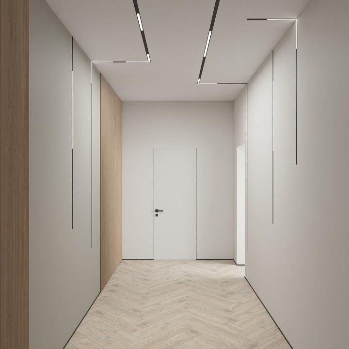 Встраиваемый светильник Denkirs SMART LINEAR DK8015-BK