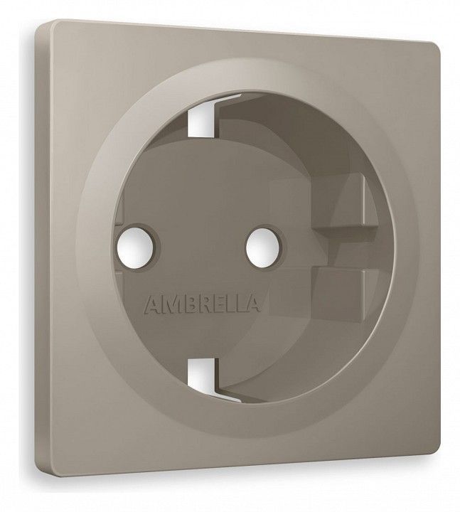 Накладка для розетки с заземлением Ambrella Volt ALFA AP3660