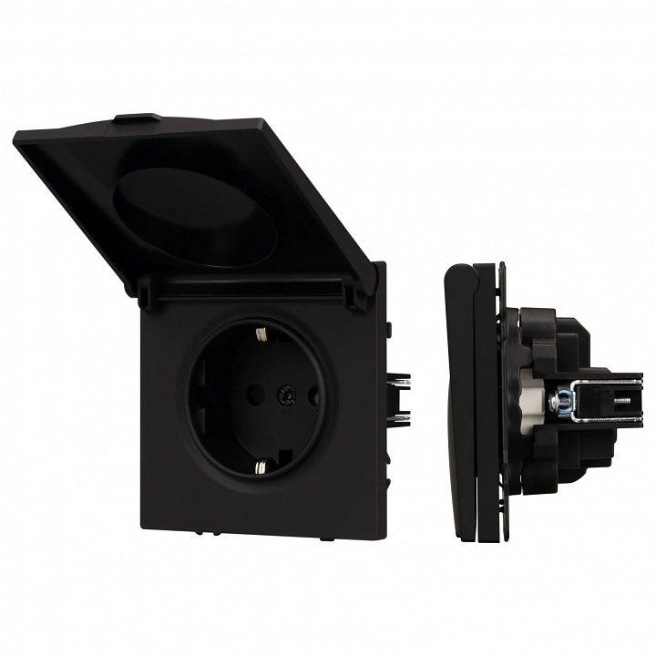 Розетка влагозащищенная с заземлением с крышкой, без рамки Arlight SCT 054281