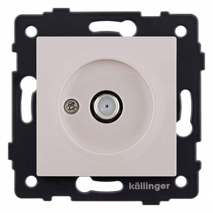 ТВ-розетка и SAT-розетка оконечная без рамки Kollinger  REA-020CM
