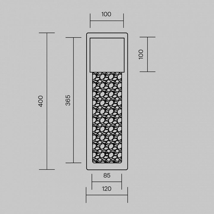 Накладной светильник Maytoni Голтик MOD474WL-L20B3K