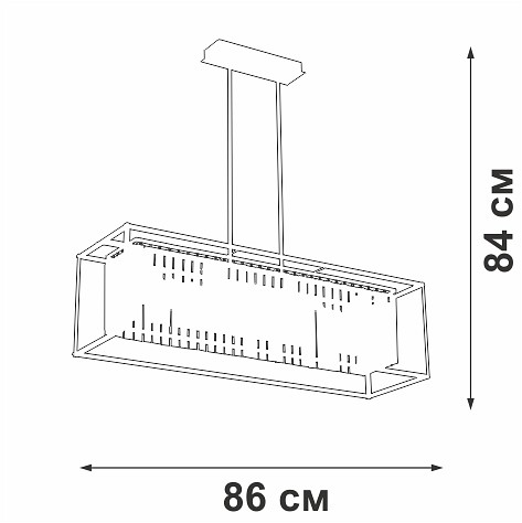 Люстра на штанге Vitaluce V5402 V5402-1/4PL