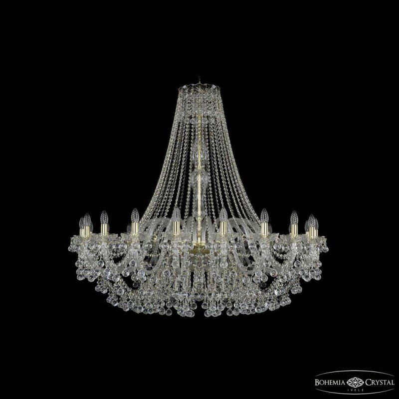 Подвесная люстра Bohemia Ivele Crystal 1409 1409/20/460/h-118 G