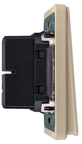 Переключатель перекрестный двухклавишный без рамки Kranz ROUND KR-78-0733-7