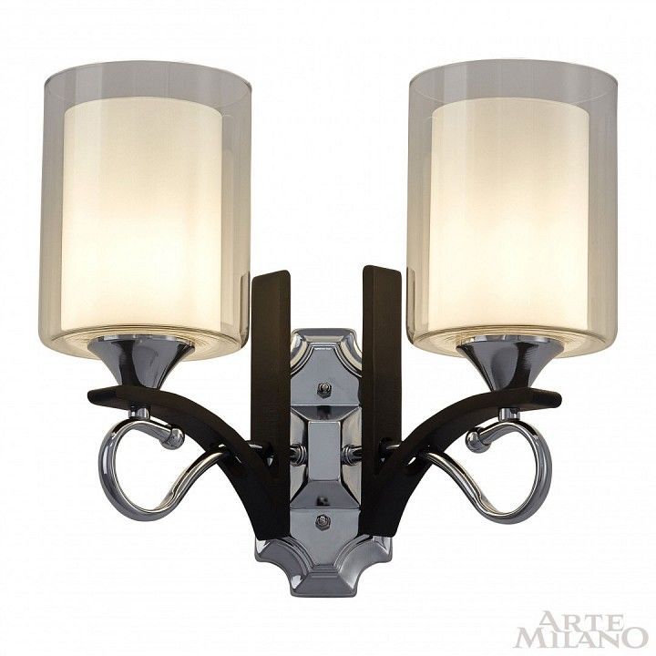 Бра Arte Milano Florentia-9167 309167/2W Bk/Ni
