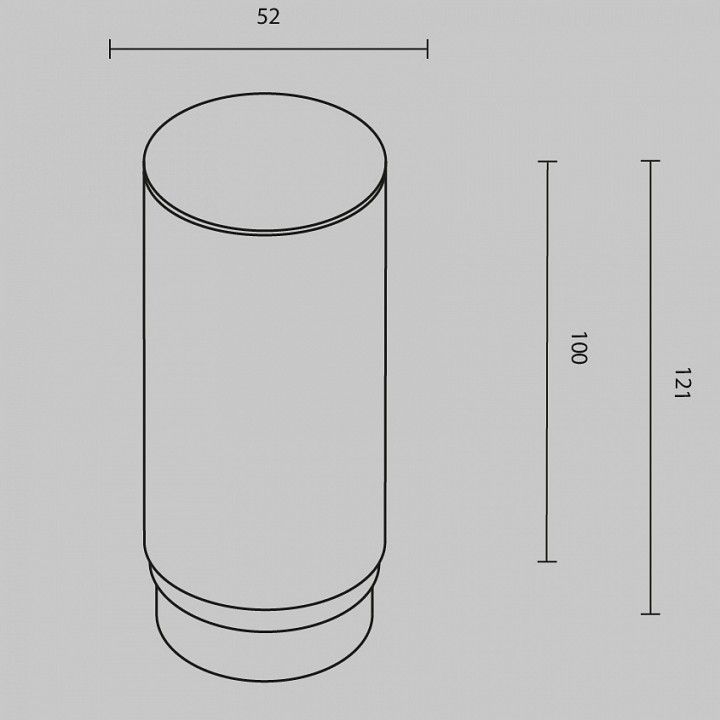 Плафон полимерный Maytoni Technical Фокус RingMAcr-12-W