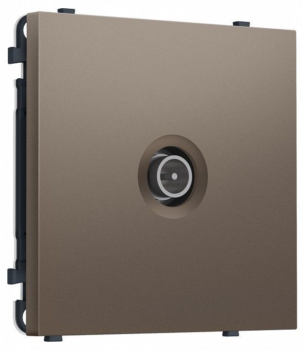 ТВ-розетка оконечная экранированная без рамки Ambrella Volt MS MS643005