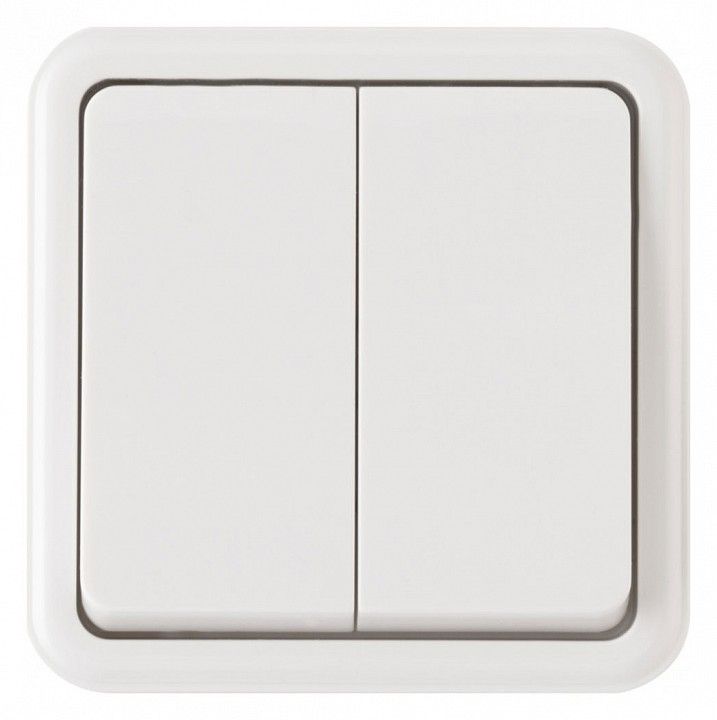 Выключатель двухклавишный Arte Milano 310 310.30-2.white