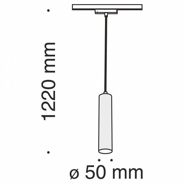 Подвесной светильник Maytoni Focus LED TR016-2-12W3K-B