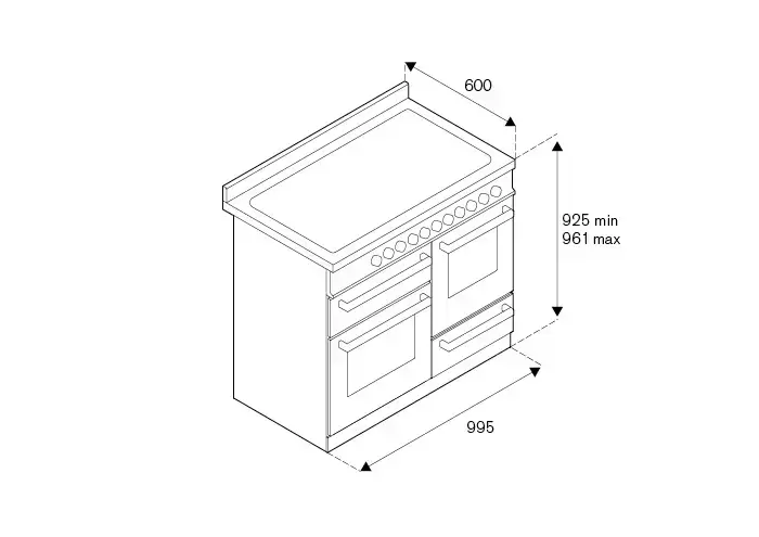 Варочный центр Bertazzoni PRO106L3ENET