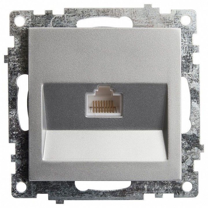 Розетка Ethernet RJ-45 без рамки Stekker Катрин 39585