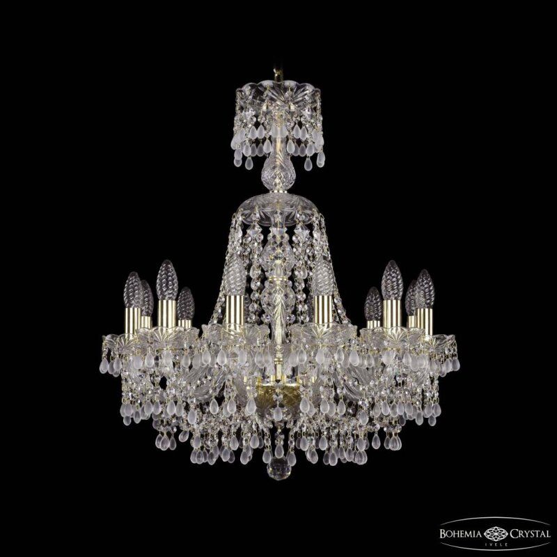 Подвесная люстра Bohemia Ivele Crystal 1410 1410/12/195/XL-67 G V0300