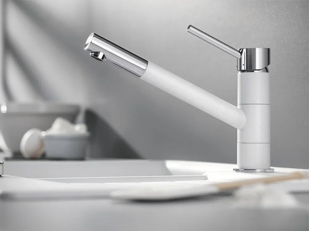 Смеситель Blanco Kano 525030 Silgranit белый